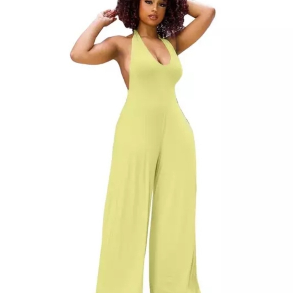 Elegant Women's Halter Jumpsuit
